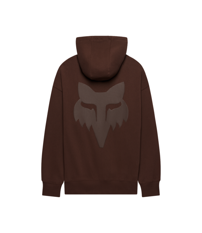 Fox Fox Head Heavyweight Fleece Pullover-Coffee