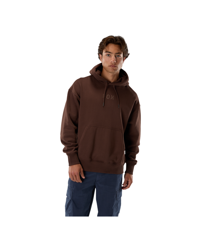 Fox Fox Head Heavyweight Fleece Pullover-Coffee