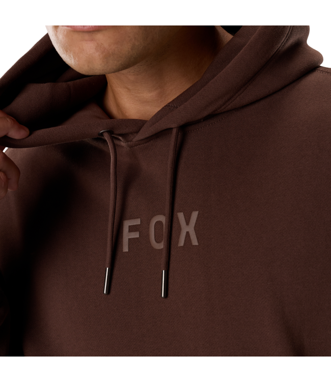 Fox Fox Head Heavyweight Fleece Pullover-Coffee