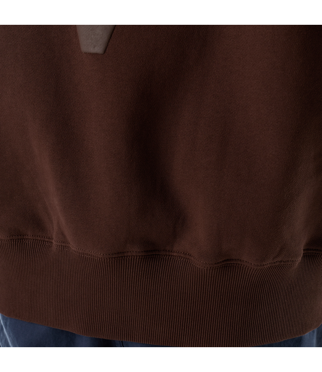 Fox Fox Head Heavyweight Fleece Pullover-Coffee