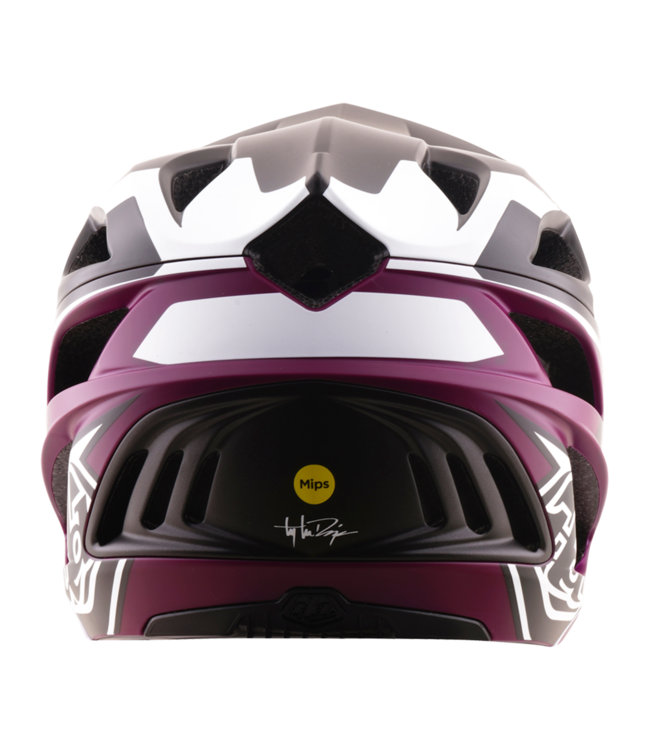 Troy Lee Designs Stage 2 AS Helmet - Amper White / Fuchsia