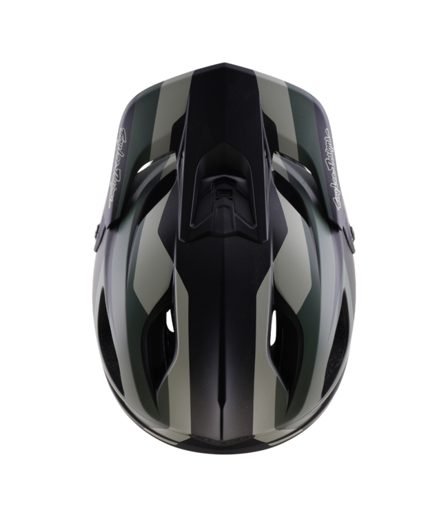 Troy Lee Designs Stage 2 AS Helmet - High VZ Army / Charcoal