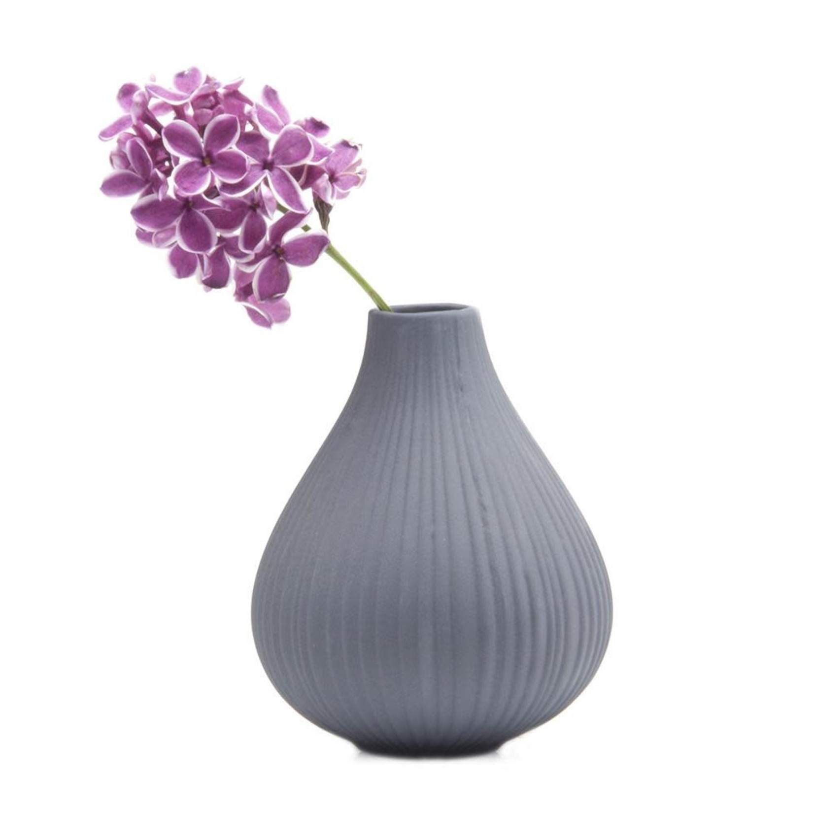 Chive Frost Vase in Grey