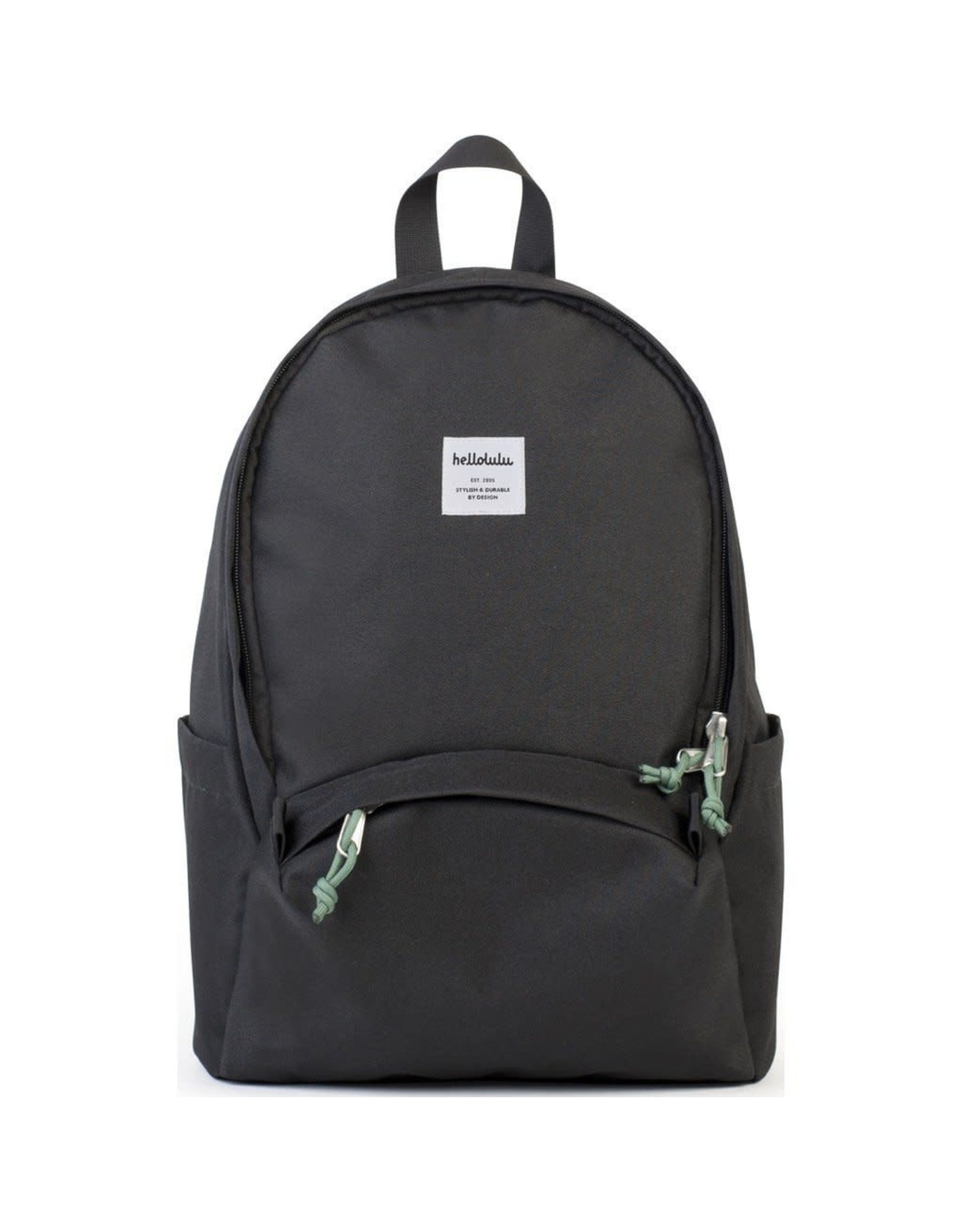 black sleek backpack