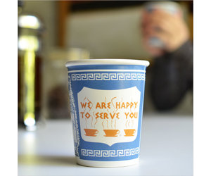 anthora coffee cup ceramic Original Anthora Coffee-to-Go Cups (Ceramic Edition) Boxed Set of 2