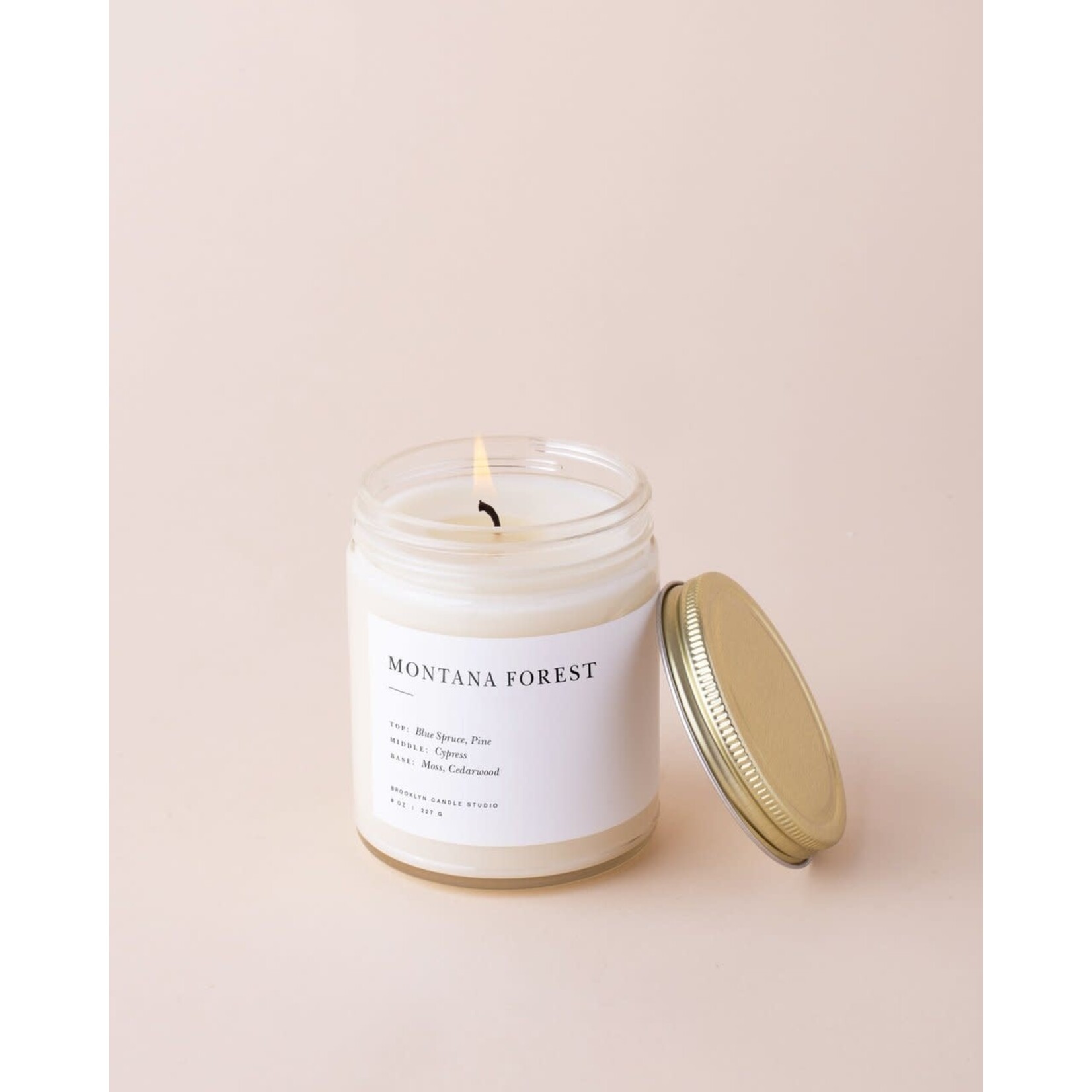 Brooklyn Candle Studio Montana Forest Minimalist Candle