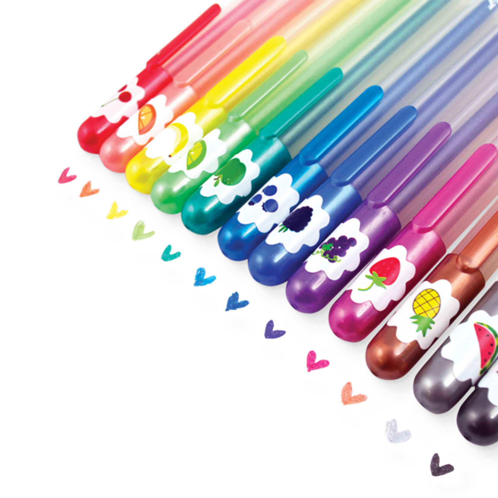 Yummy Scented Glitter Gel Pens - Smell Good Enough To Eat. - Exit9