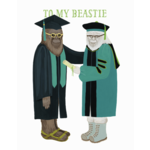 Graduation Card: To My Beastie!