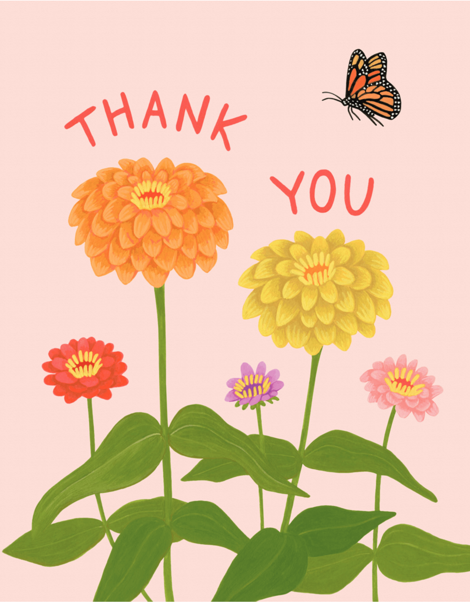 thank you card butterfly flowers exit9 gift emporium