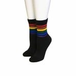 Pride Socks Black Ankle Pride Socks Large