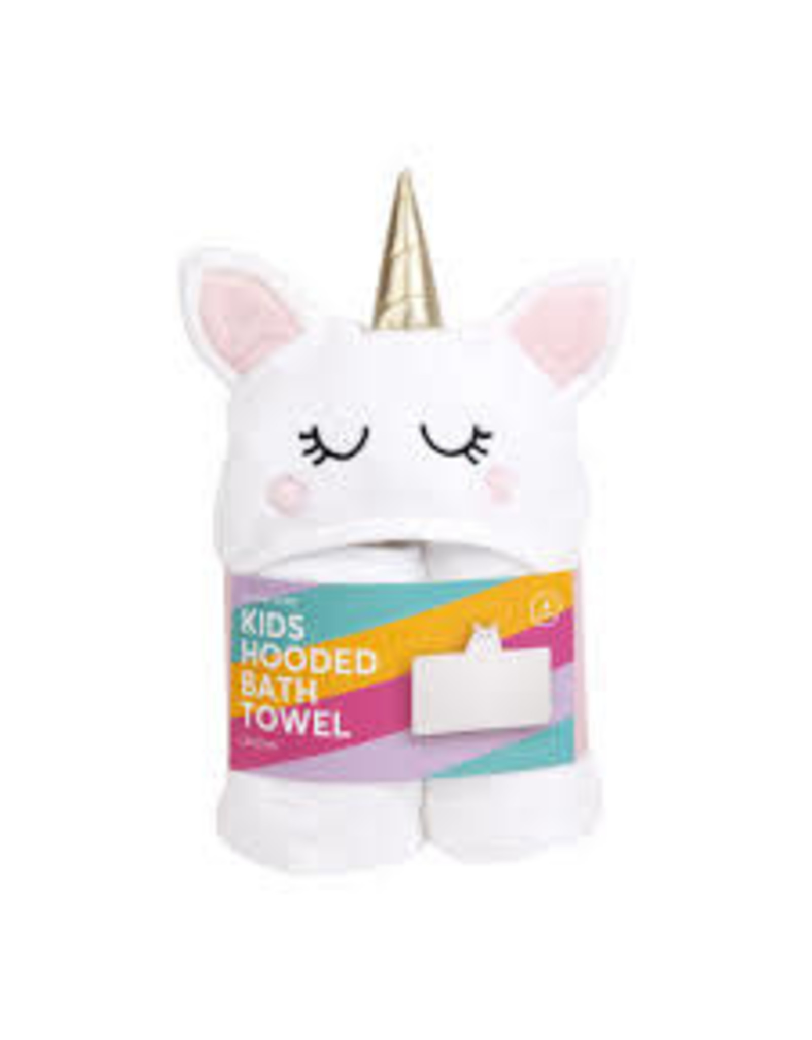 unicorn hooded beach towel