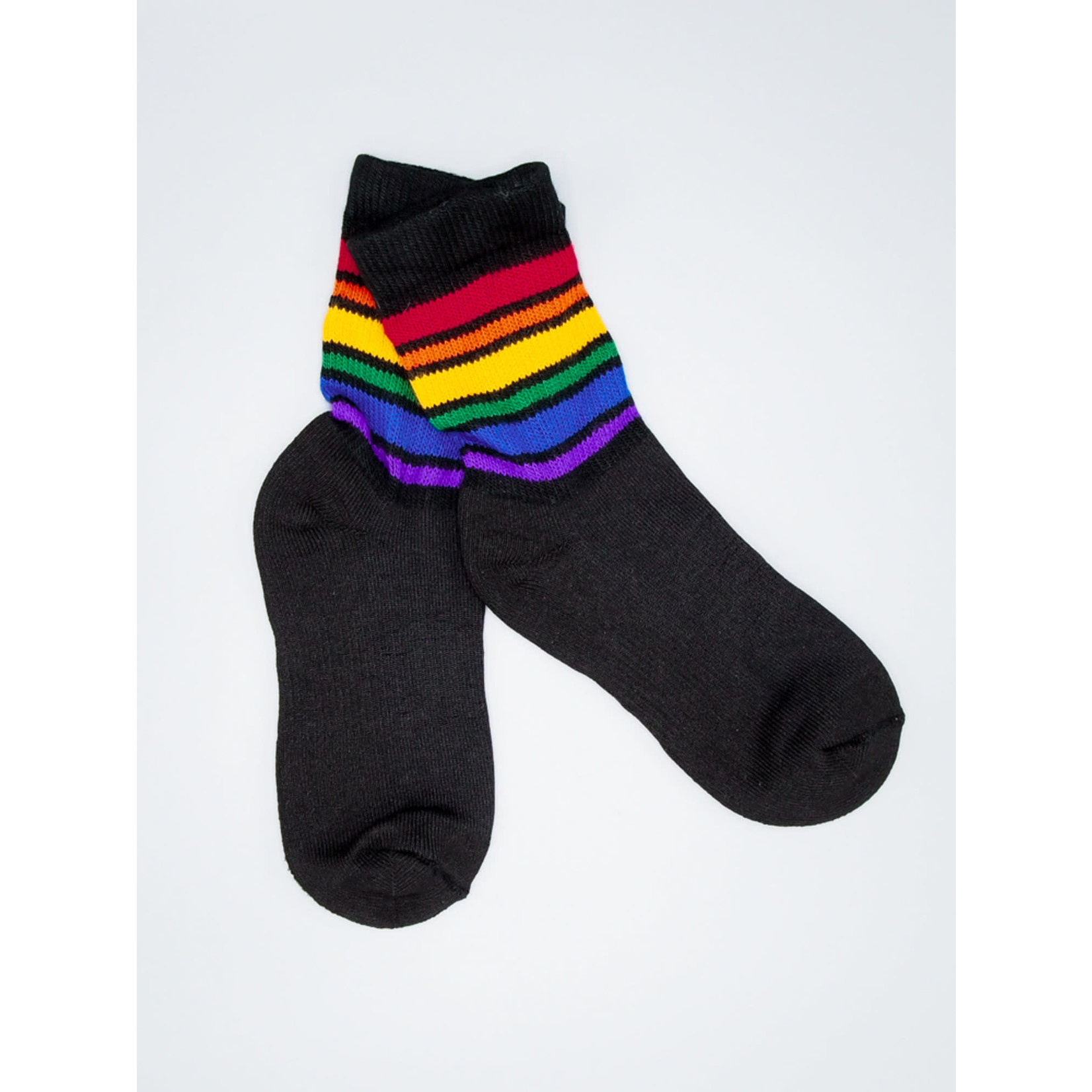 Pride Socks Black Ankle Pride Socks Large