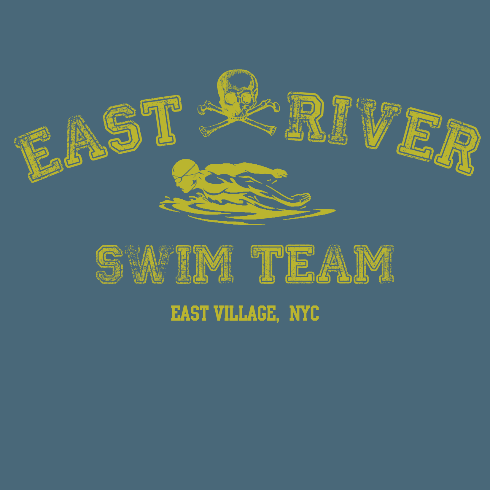 Exit9 Gift Emporium East River Swim Team T-Shirt