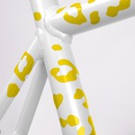 Bookman Gear Collective Yellow Leopard Bike Stickers