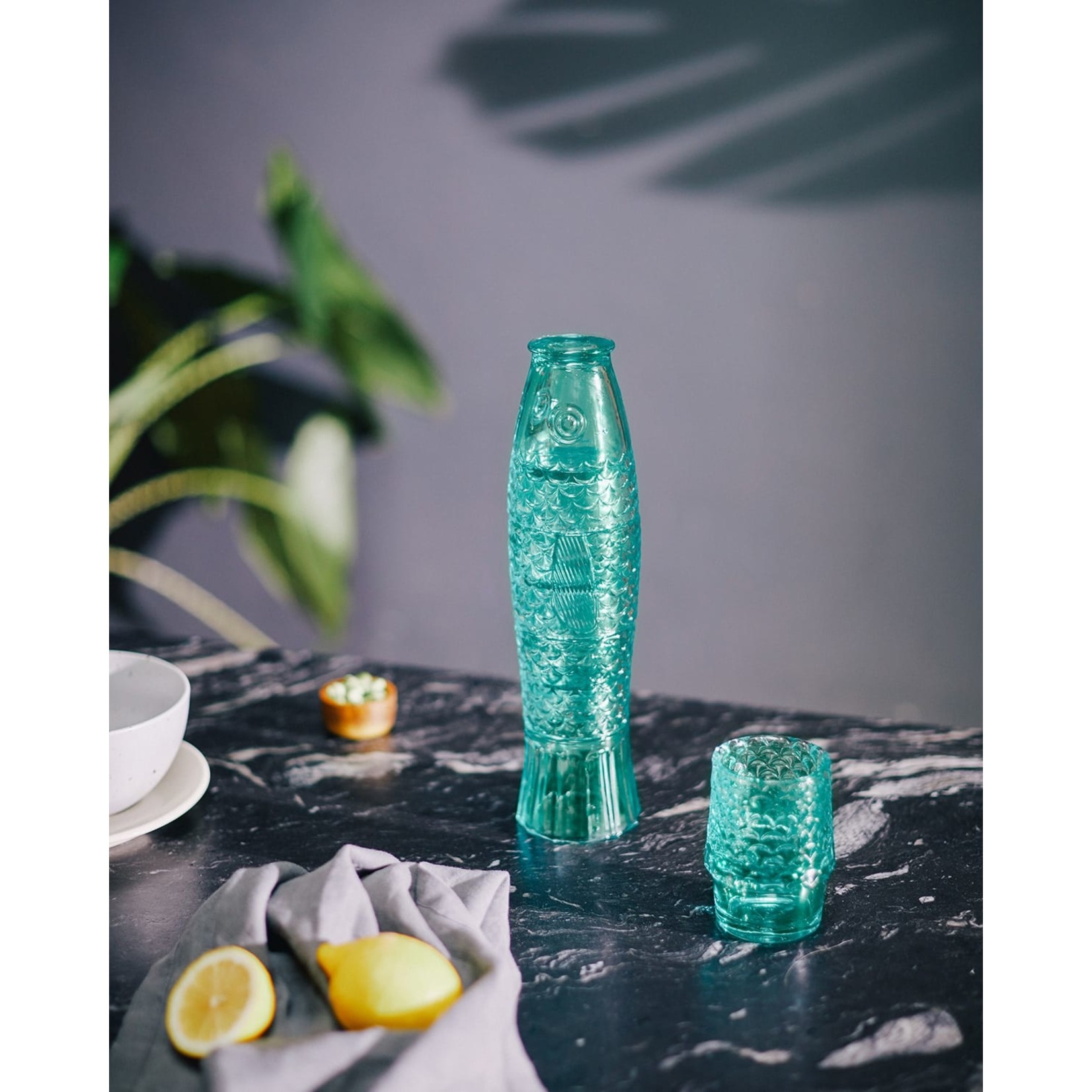 Koifish Stackable Drinking Glasses in Mint