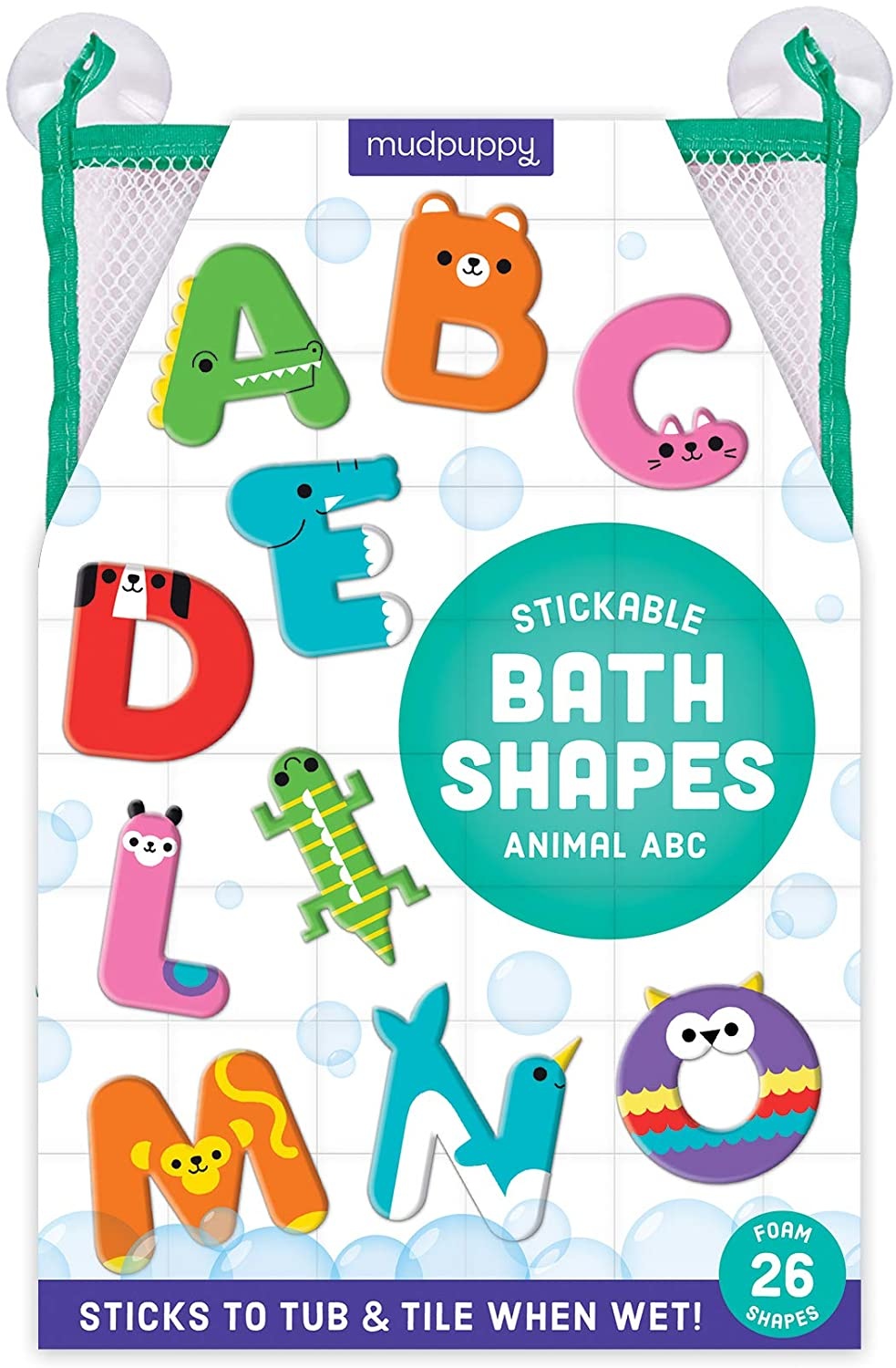 Animal ABC Bath Letters Foam Letters for Bath Fun! Exit9 Gift Emporium