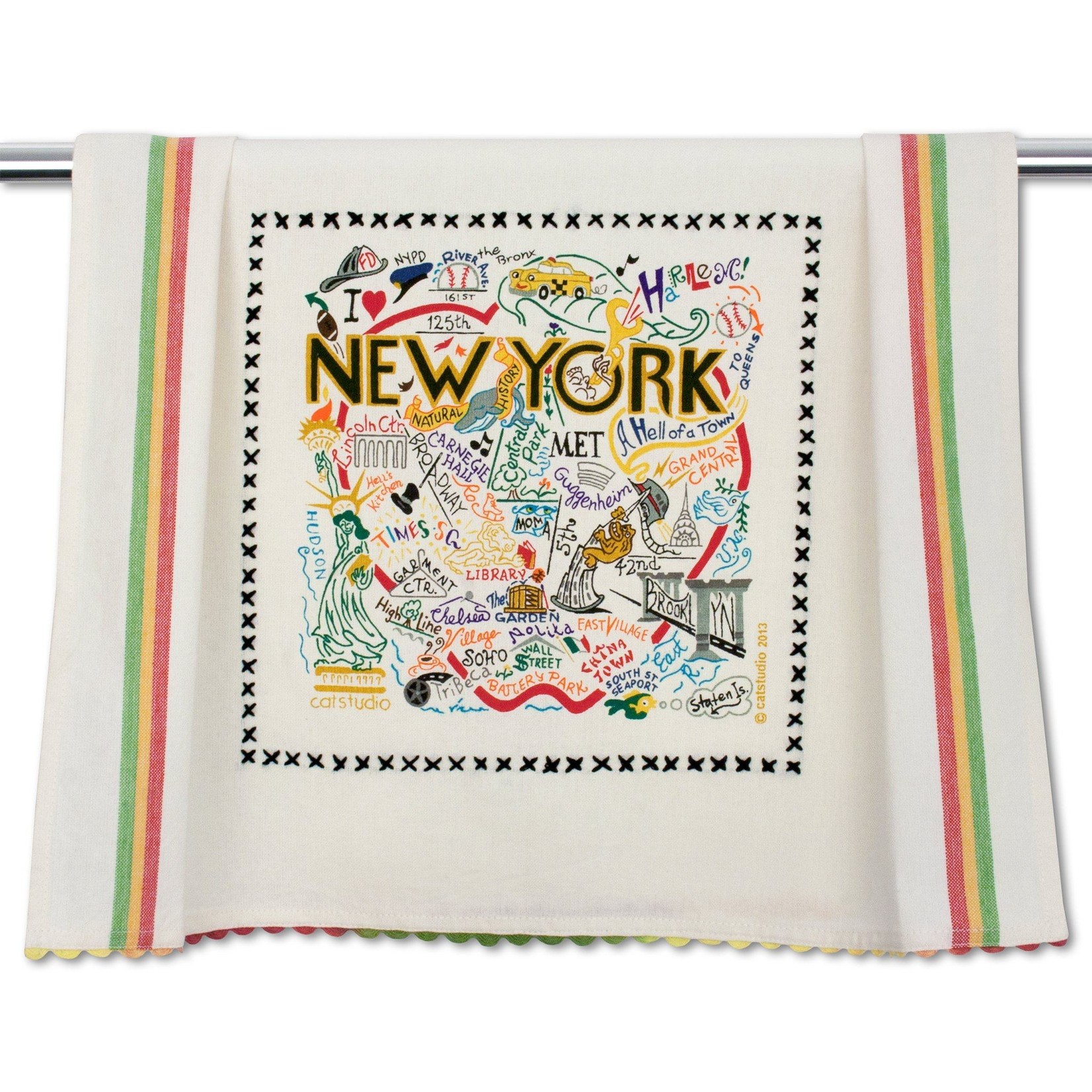 Catstudio New York State Tea Towel
