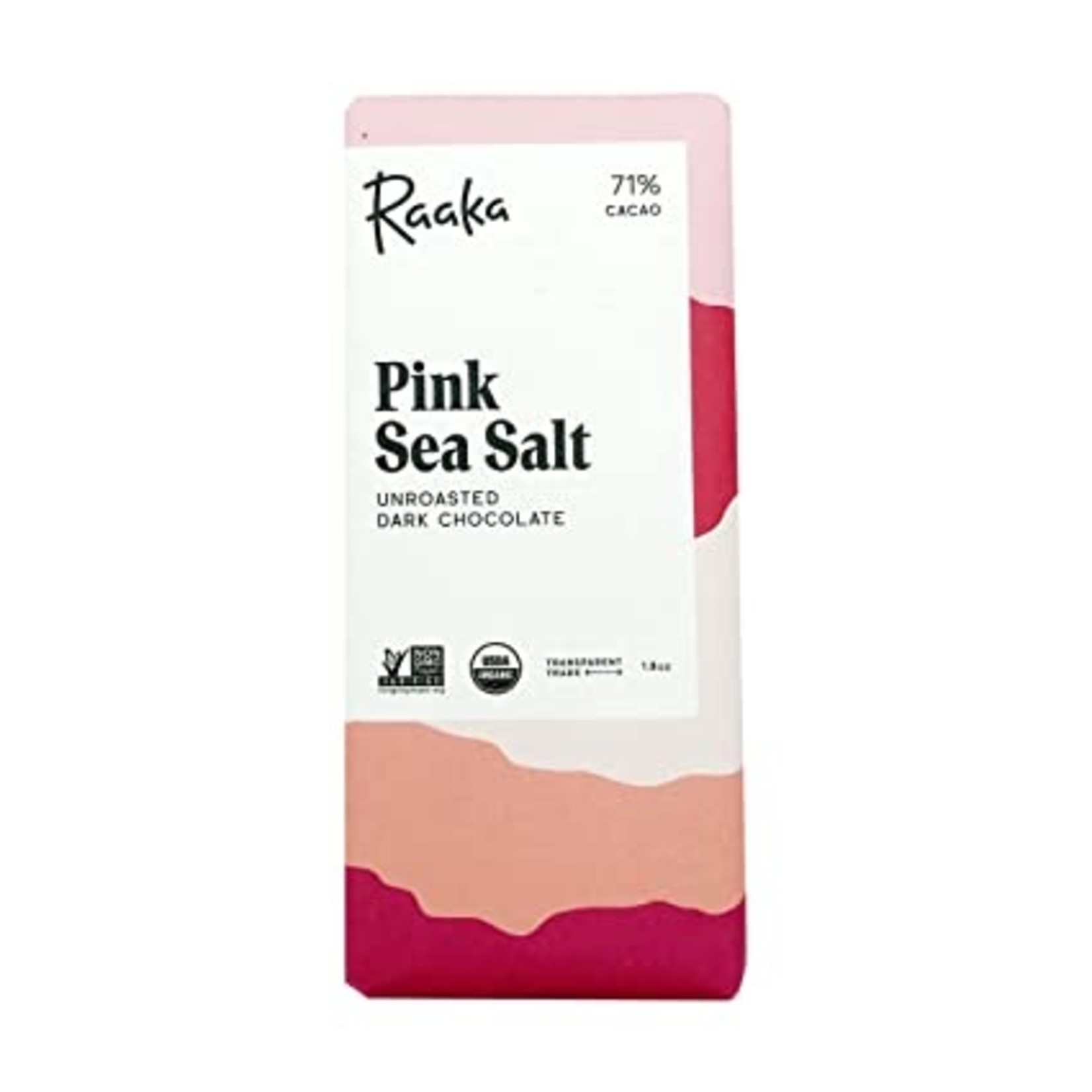 Raaka Pink Sea Salt Chocolate Bar
