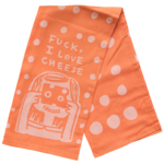 Blue Q F*ck, I Love Cheese Dish Towel