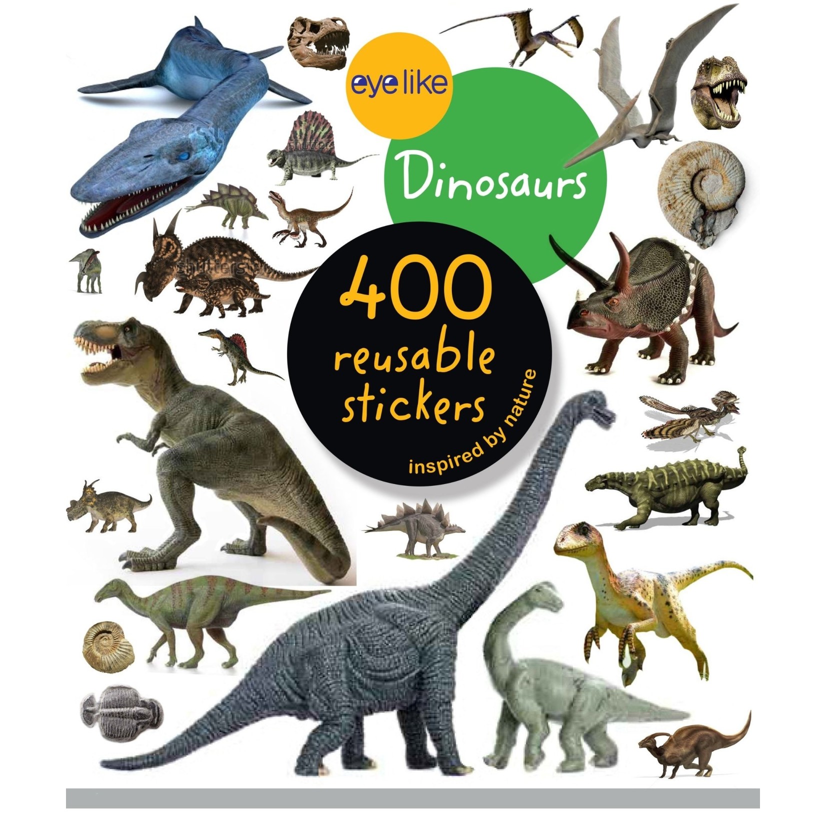 Hachette Dinosaurs Reusable Stickers