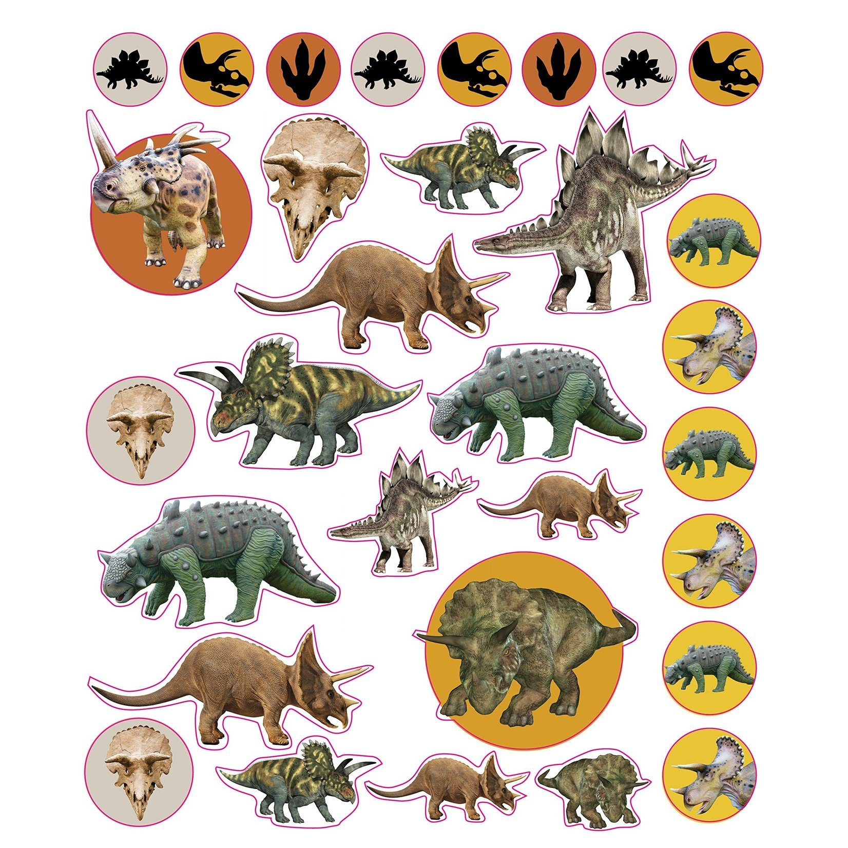 Hachette Dinosaurs Reusable Stickers