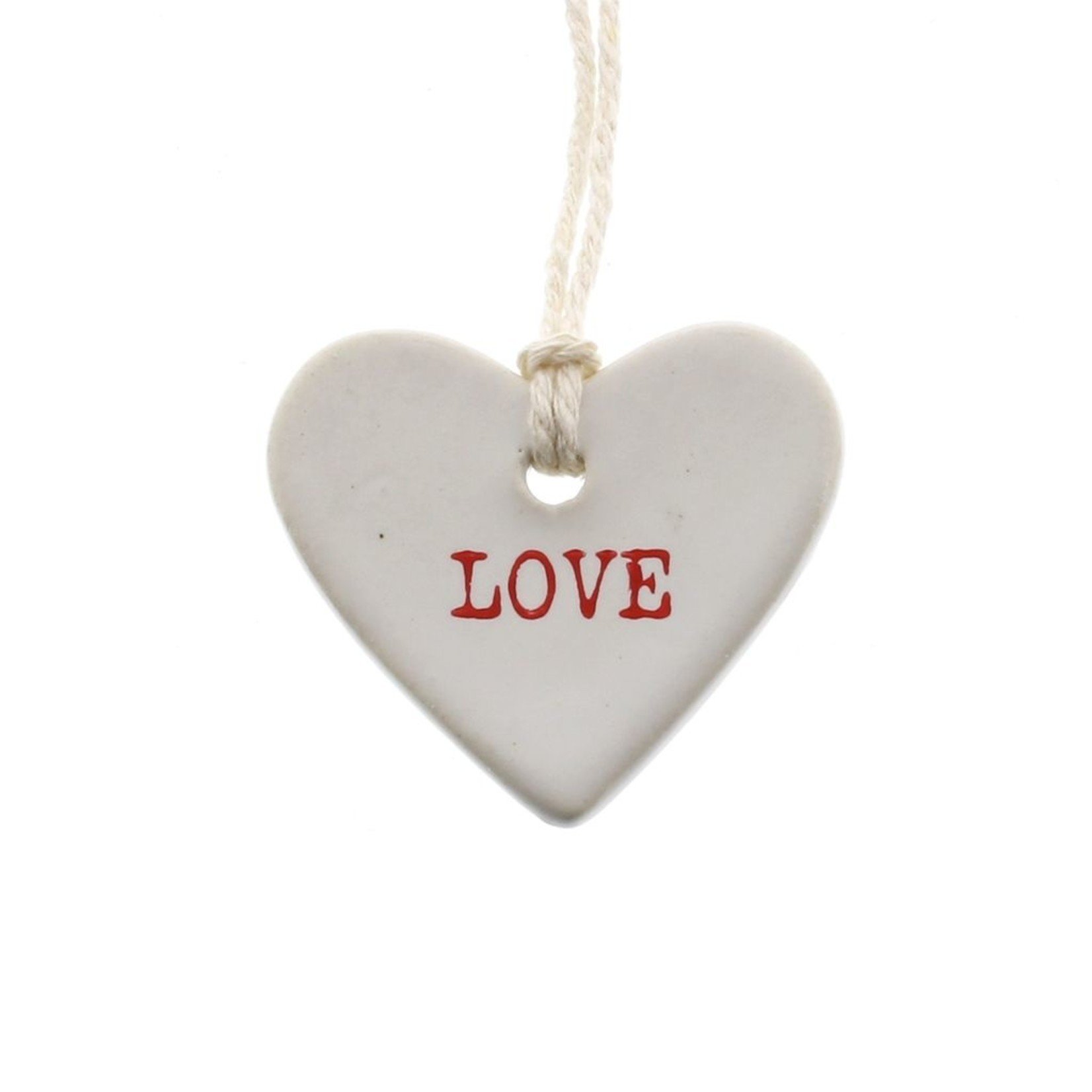 Ceramic "Love" Tag