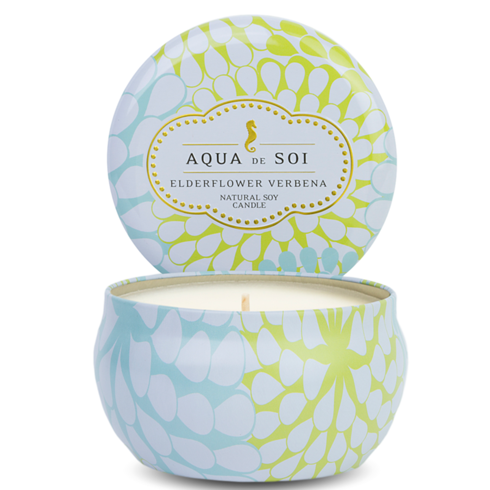 aqua de soi 9 ounce tins candles dedicated to wellness and luxury exit9 gift emporium