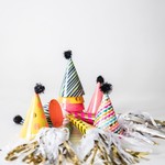 Party Partners Design Mini Rainbow Party Hats