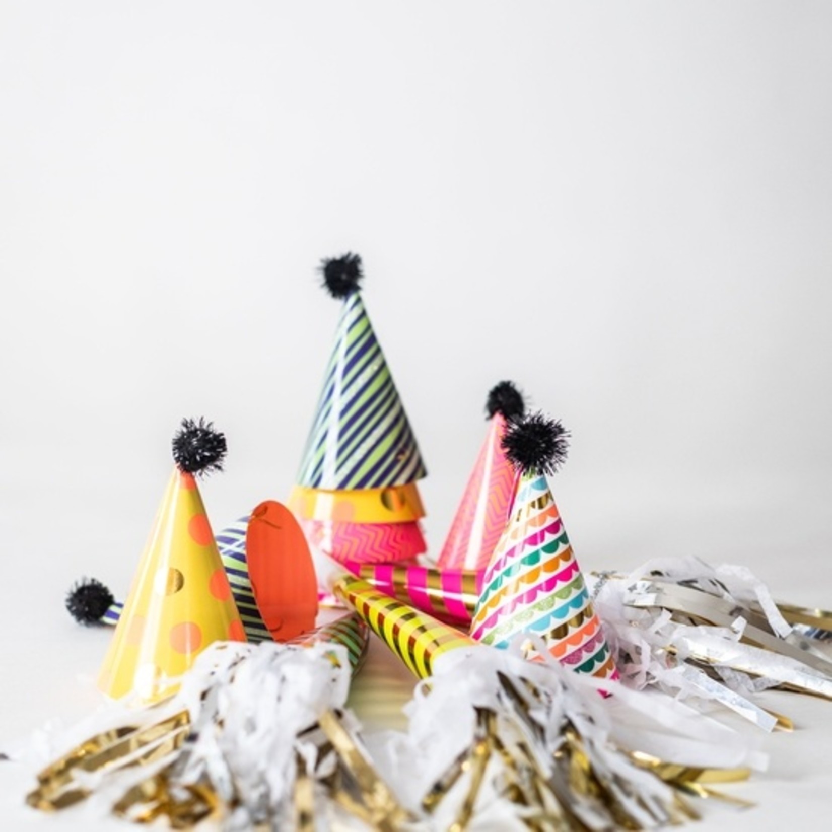 Party Partners Design Party Hats - Mini Rainbow