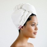 Kitsch Microfiber Hair Towel in White