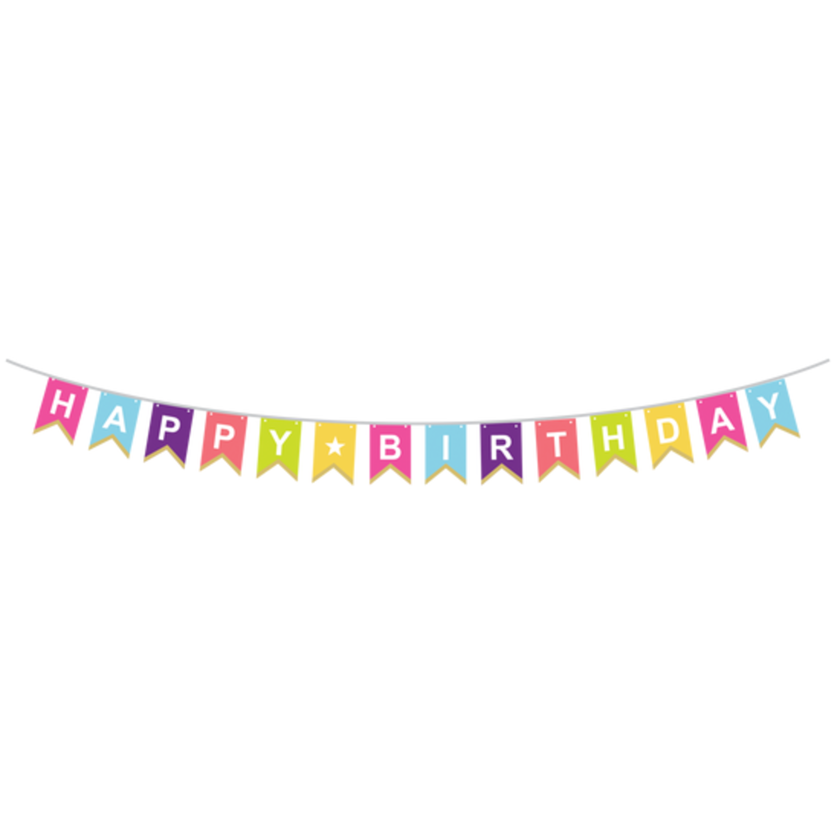 Party Partners Design Birthday Banner - Bold & Bright