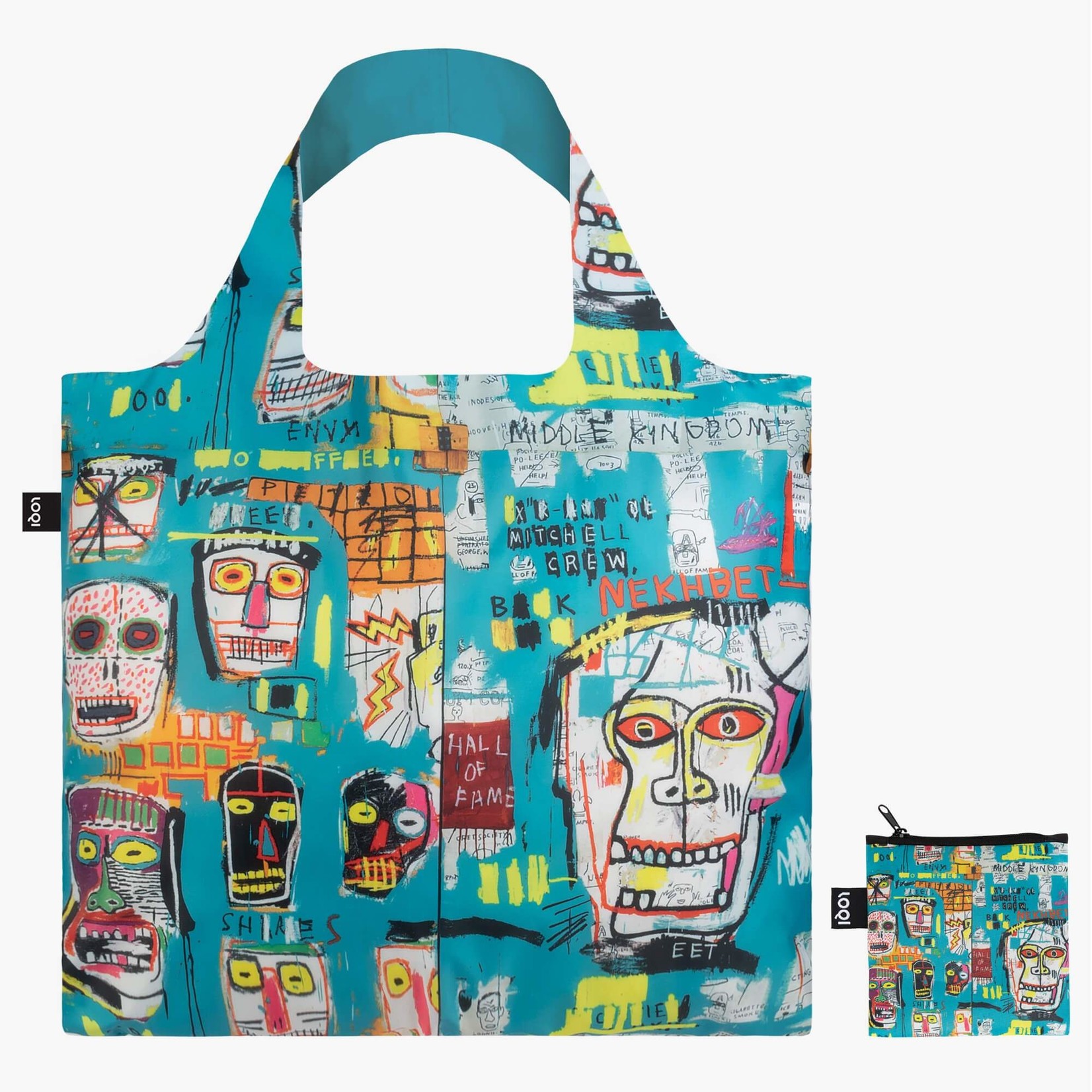 Basquiat Skull Loqi Bag