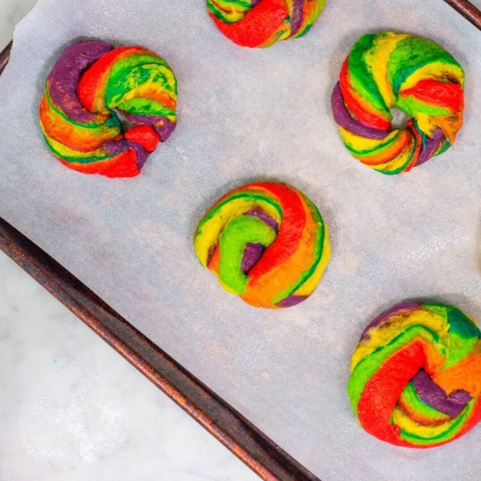 Farm Steady Rainbow Bagel Making Kit