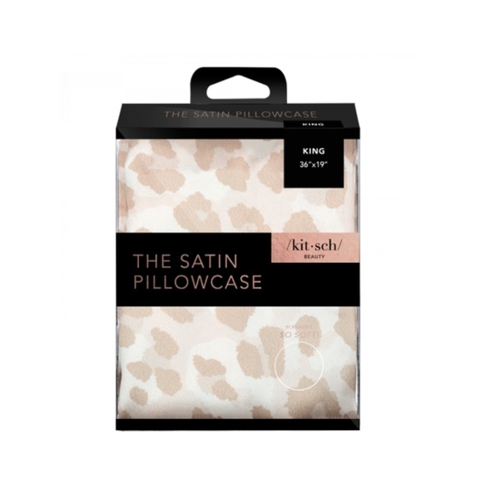 Kitsch Satin Pillowcase in Leopard