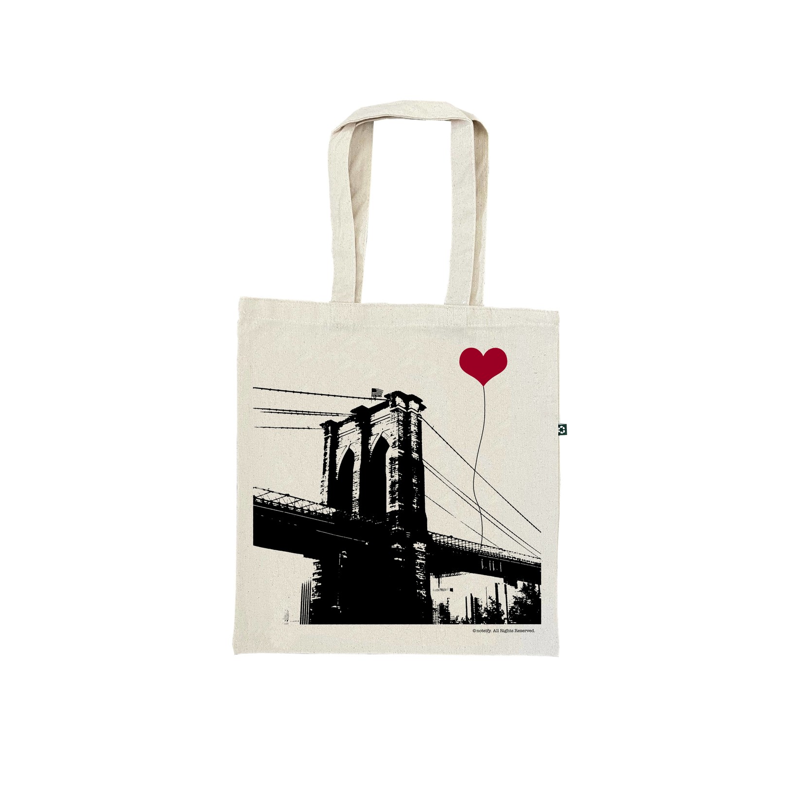 Note-ify Brooklyn Bridge Love Tote Bag