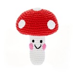 Rattle - Red Mushroom