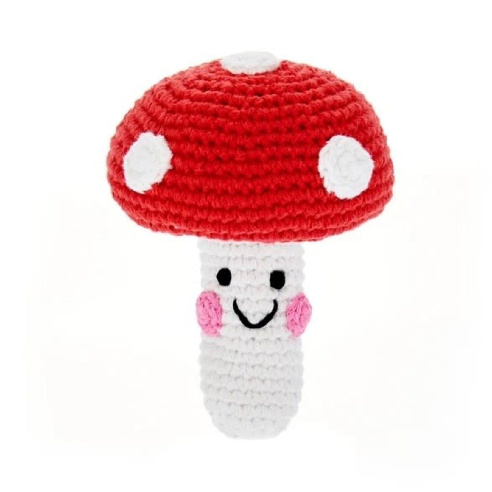 Rattle - Red Mushroom
