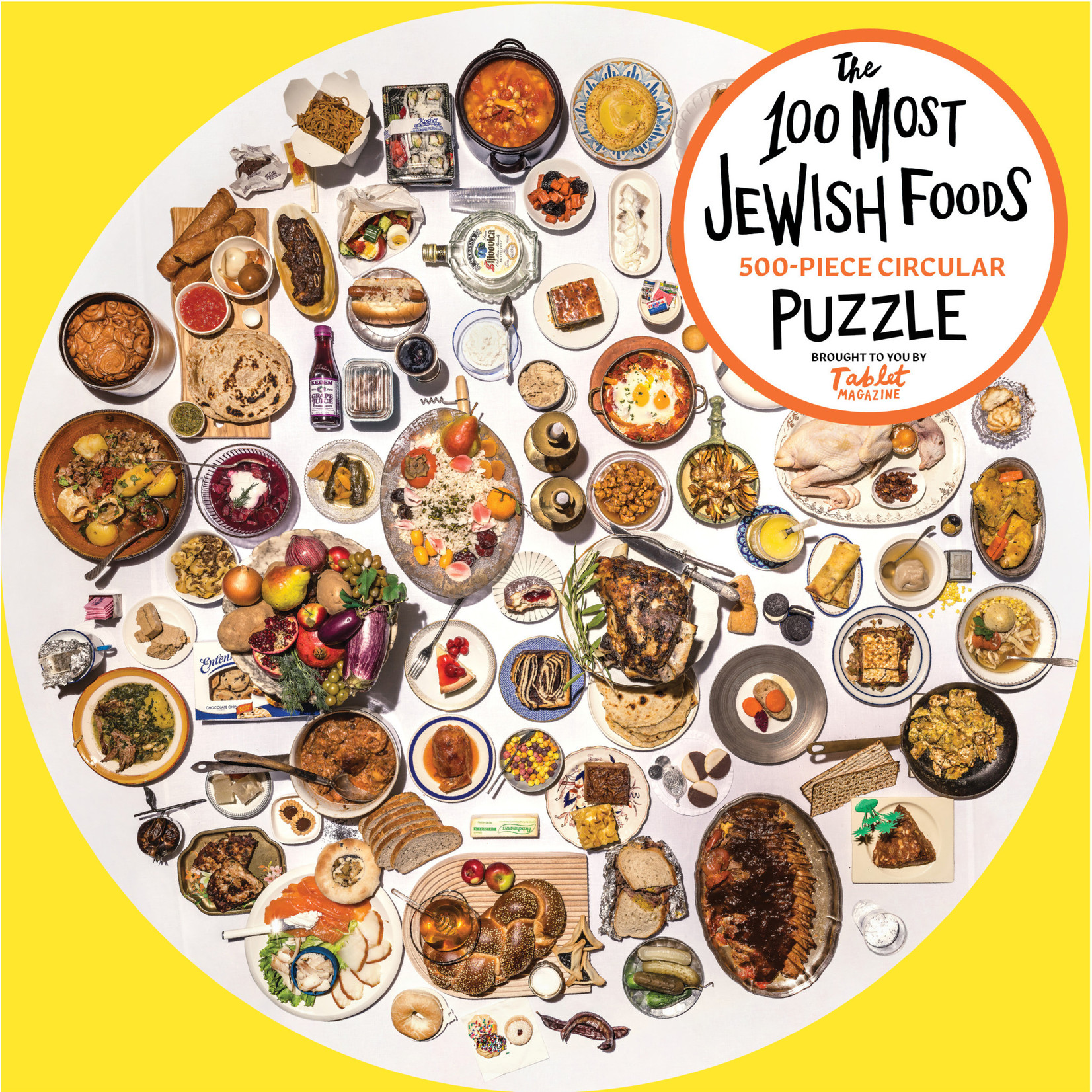 Workman Publishing 100 Most Jewish Foods Puzzle