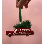 East Village Station Wagon Ornament