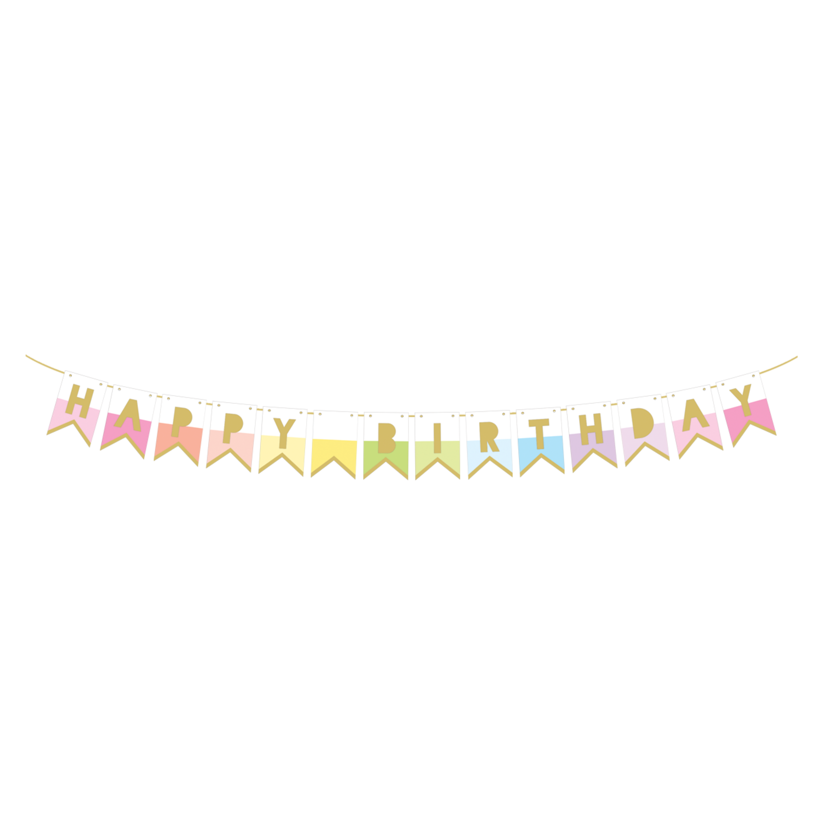 Rainbow Birthday Banner