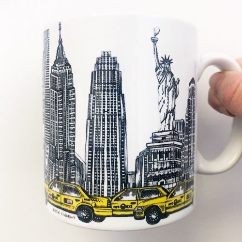 NYC Skyline Mug - Art Wow Mug - Exit9 Gift Emporium