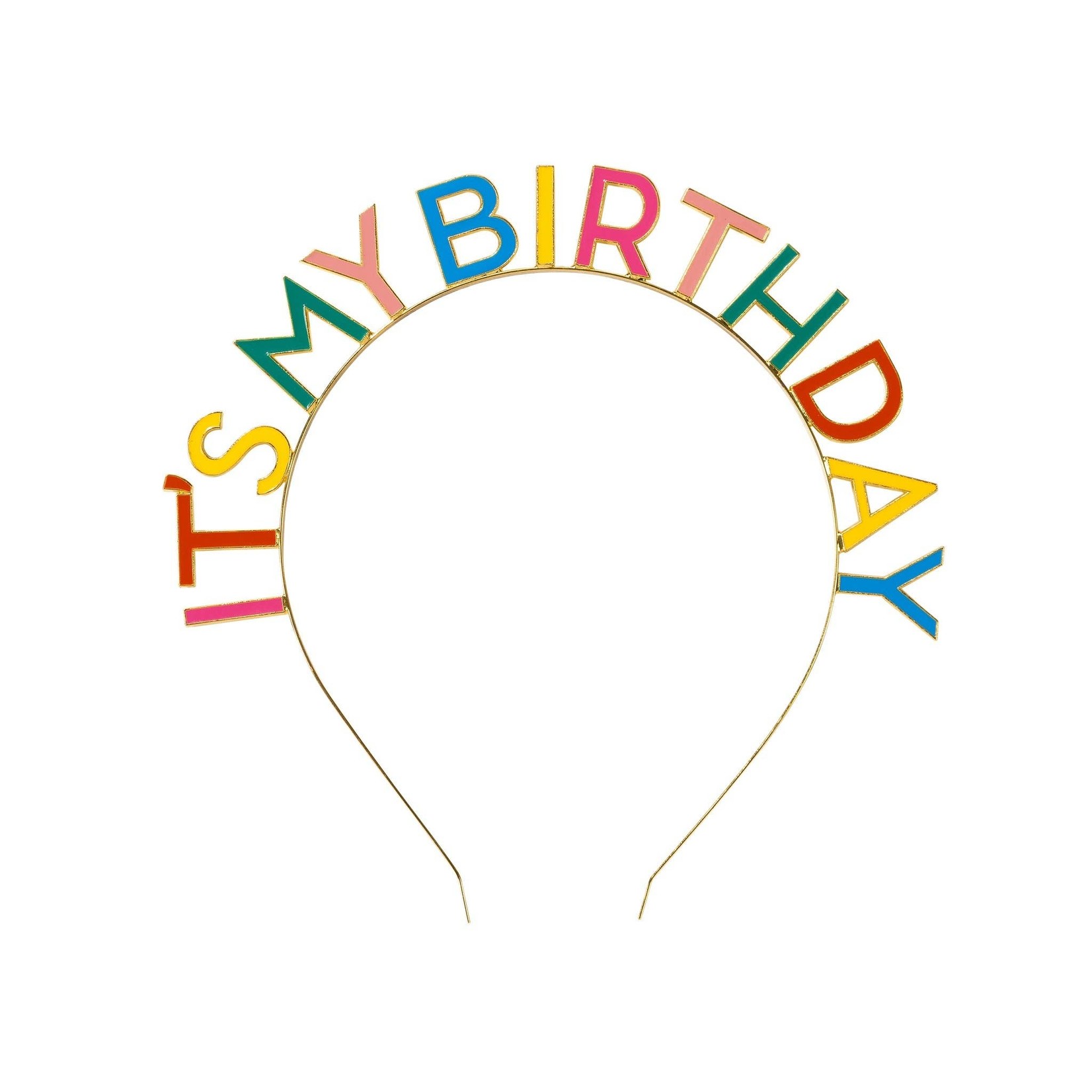 Talking Tables It's My Birthday Headband in Rainbow