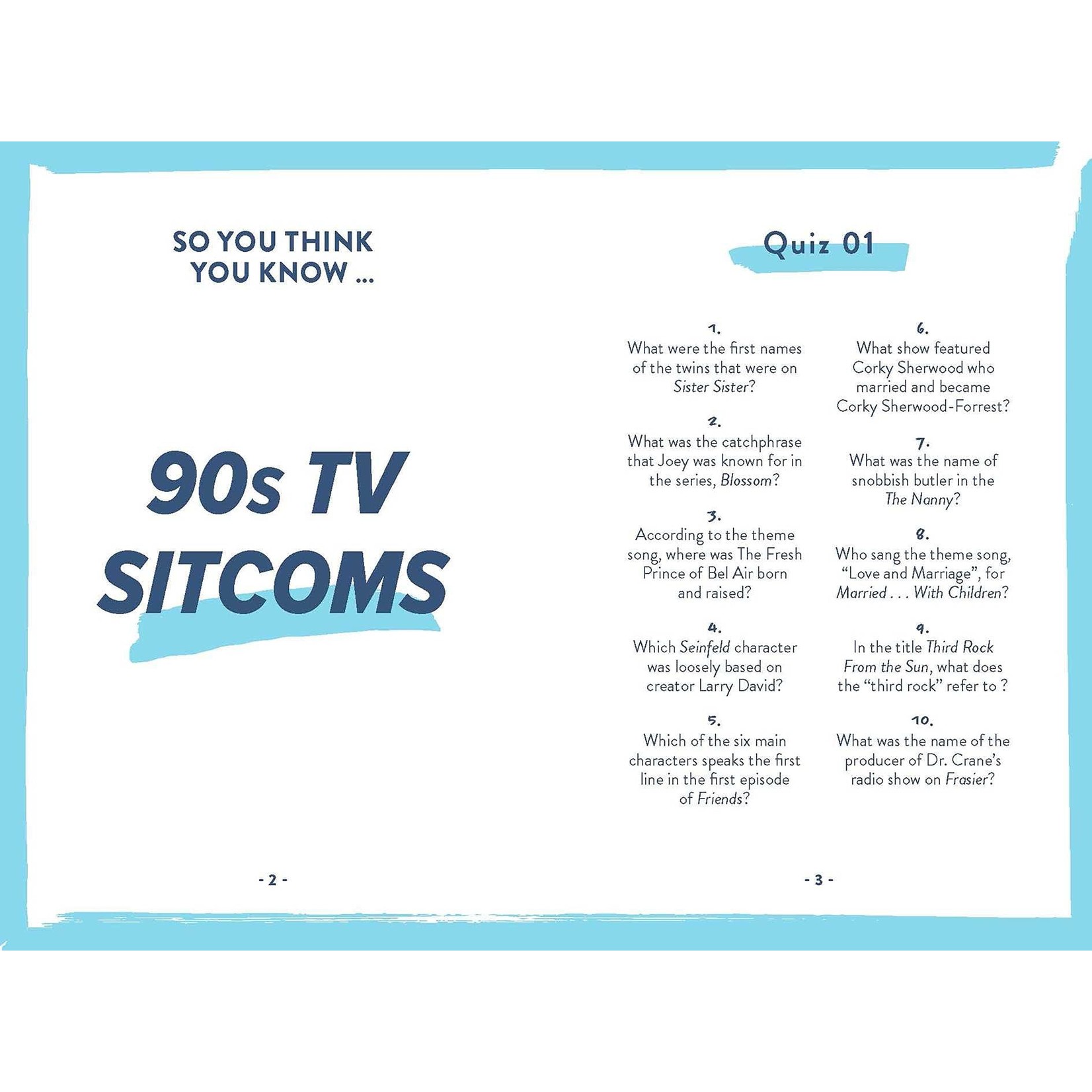 Penguin Random House The 90s Quizpedia