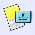 Caffeinated Vaccine Card Holder