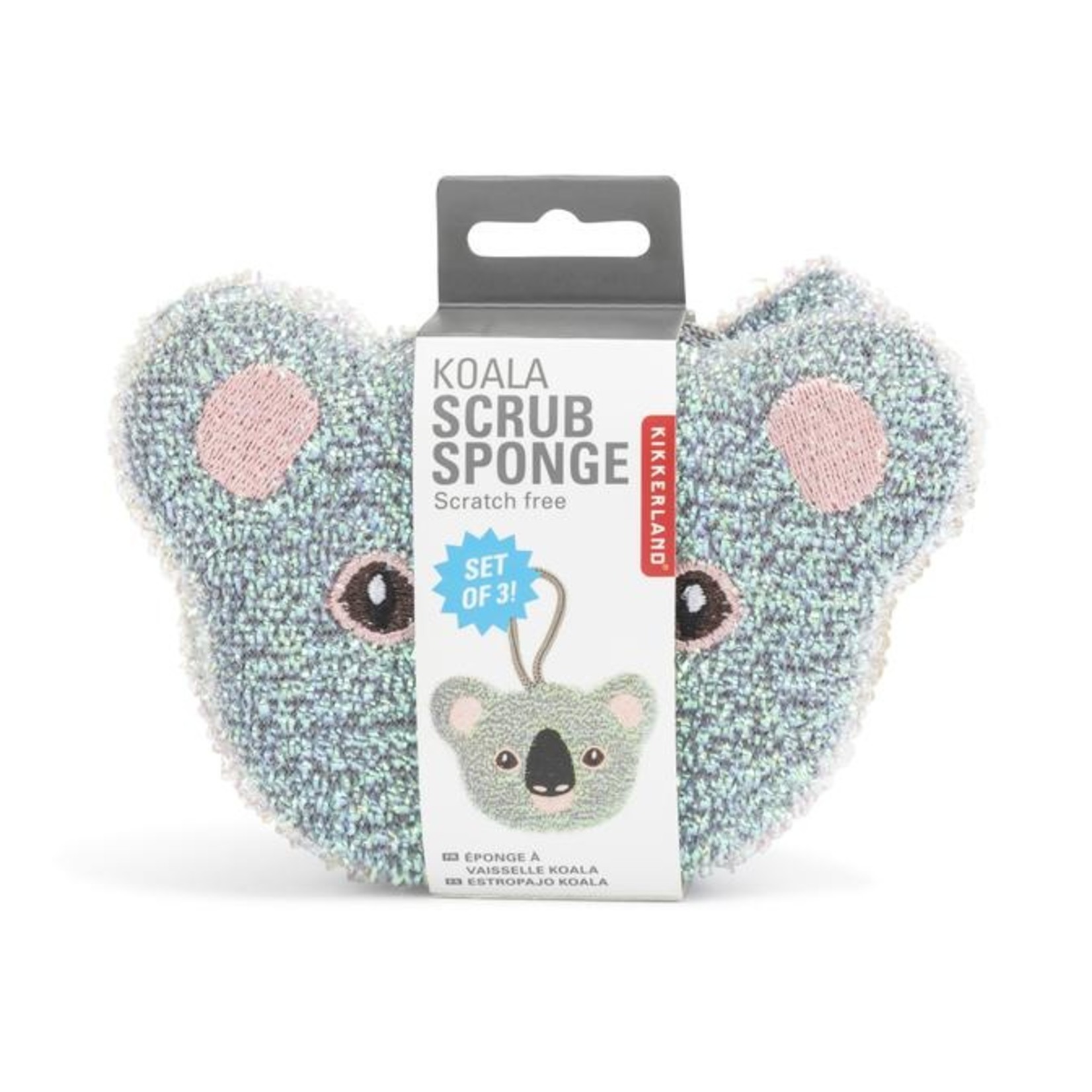 Kitty Scrub Sponges - Set of Three (Scratch free)