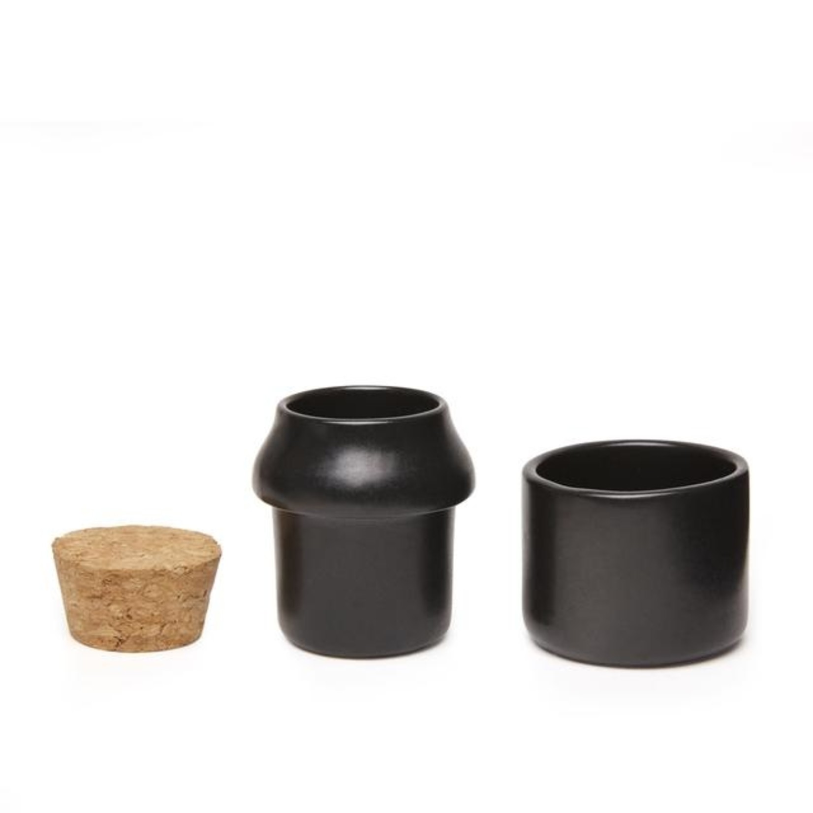 Herb Grinder Small in Black : Kikkerland Kitchen Tools - Exit9 Gift Emporium