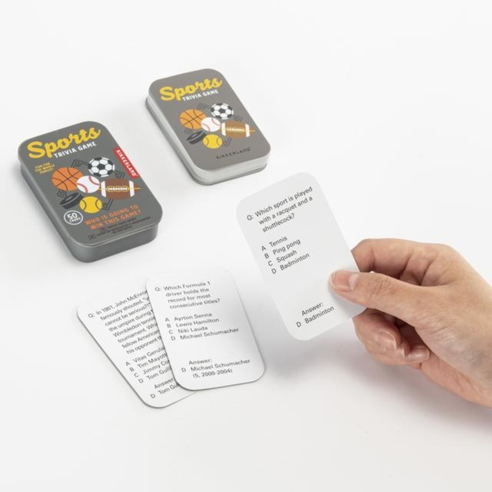 Kikkerland Kikkerland Trivia Games Collection