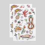 Tattly Menagerie Flash Tattly Sheet