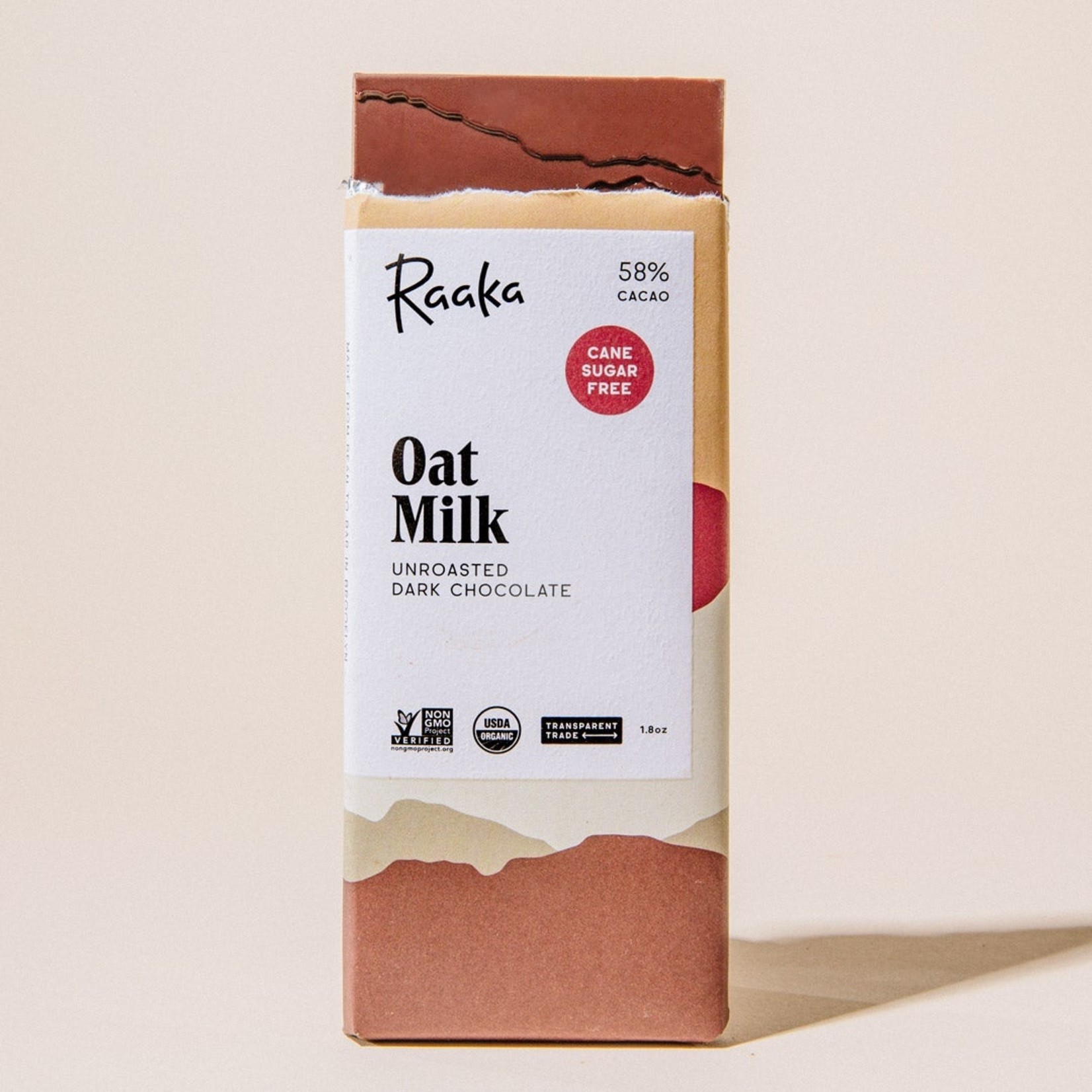Raaka Oat Milk Chocolate Bar