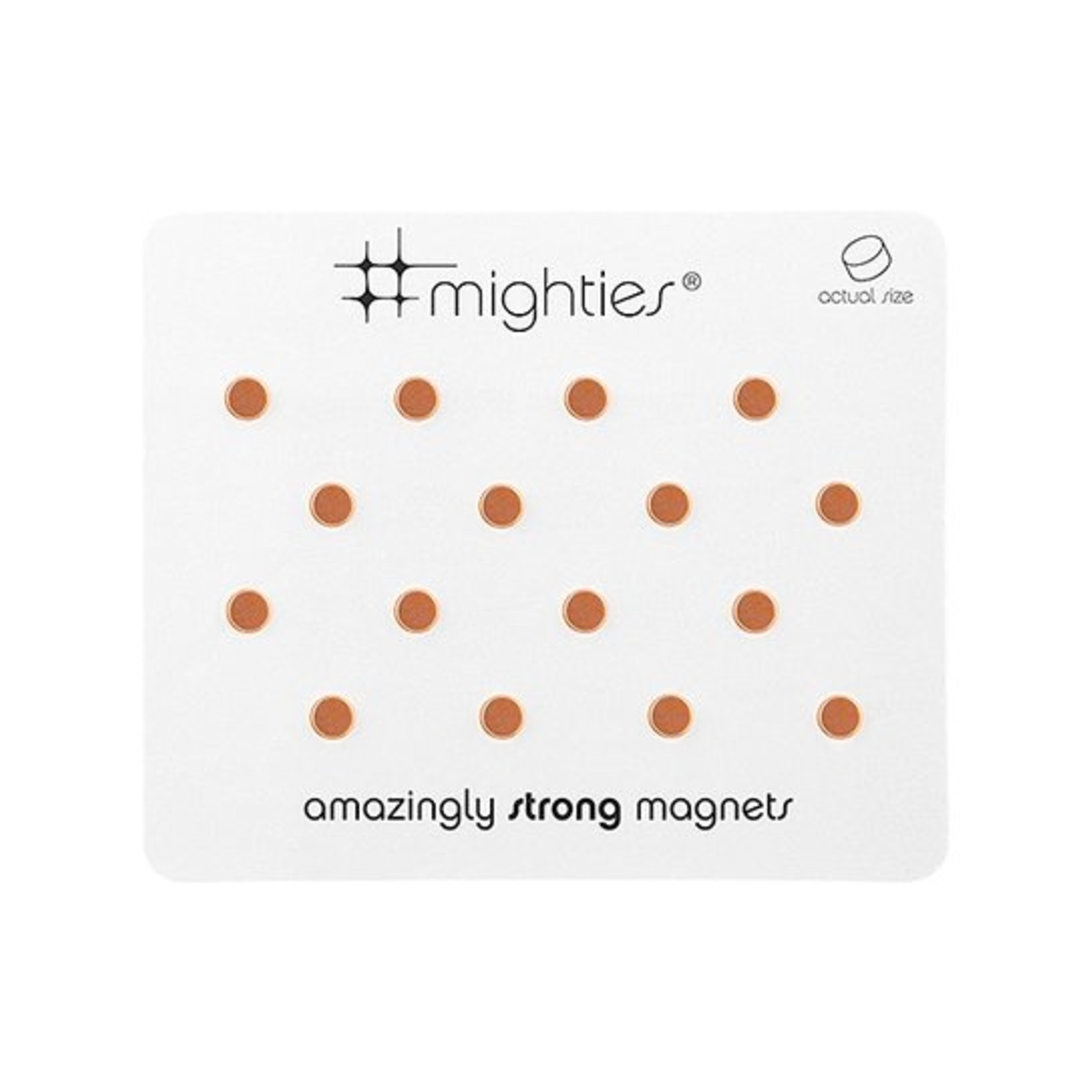 THREE BY THREE 16 Round Mighty Magnet in Copper